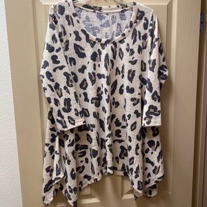 Leopard print blouse
